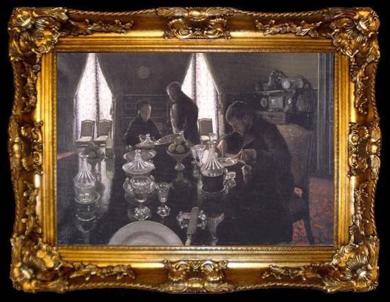 framed  Gustave Caillebotte Luncheon (nn02), ta009-2